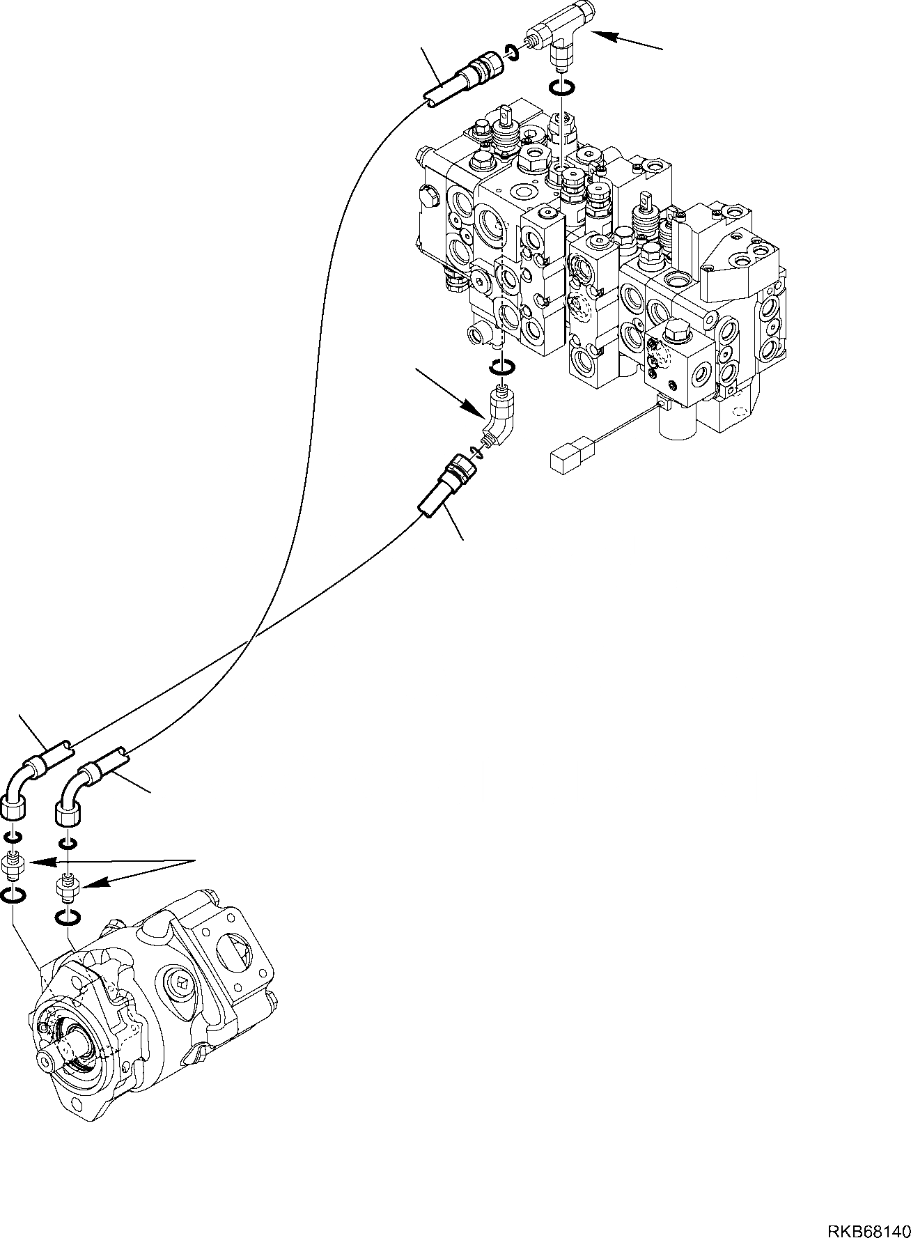 Гидравлическая схема komatsu wb93r