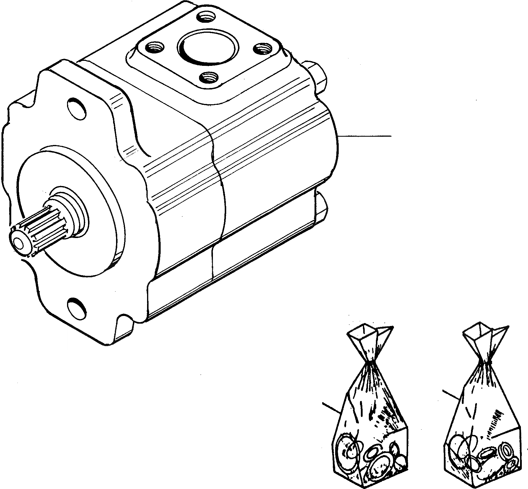 Помпа бульдозер. Repair Kit,Hydraulic Pump. 3512336m91. 6111279m91. Помпа гидросмешивания слоёв.